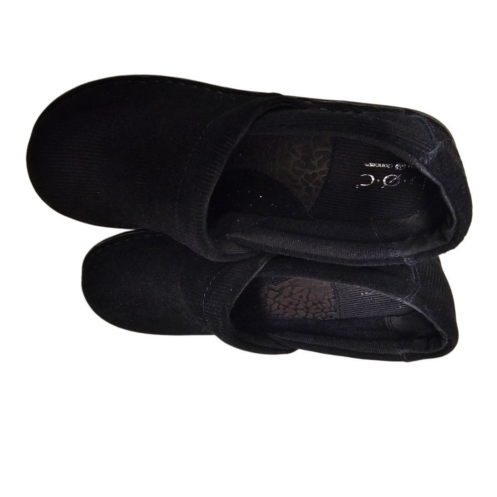 Born (BOC) Shoes Black Corduroy Clogs Women Size 9M - Picture 2 of 9